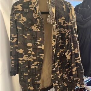 Camouflage Military Style Jacket